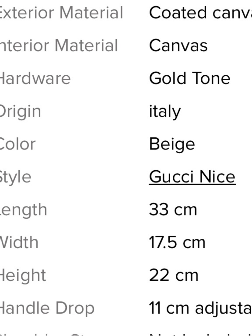 Rare !! Gucci Beige GG supreme canvas boston bag with Brown Leather Trim - Picture 16 of 16